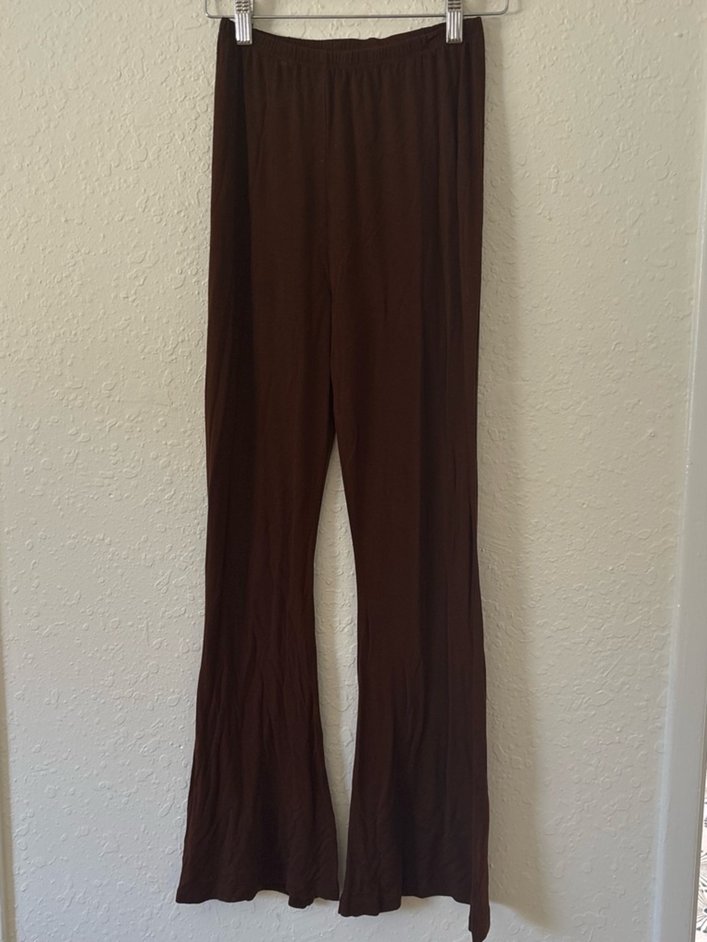 Hara the Label Frankie Flare Brown Organic Bamboo Elastic Waist Pants